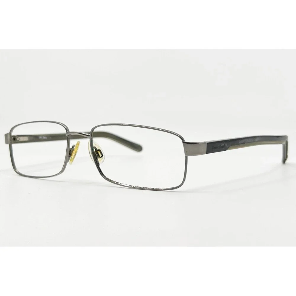 Timberland Eyeglasses Mens Gray TB1527 Rectangle Full Rim 55-17-145